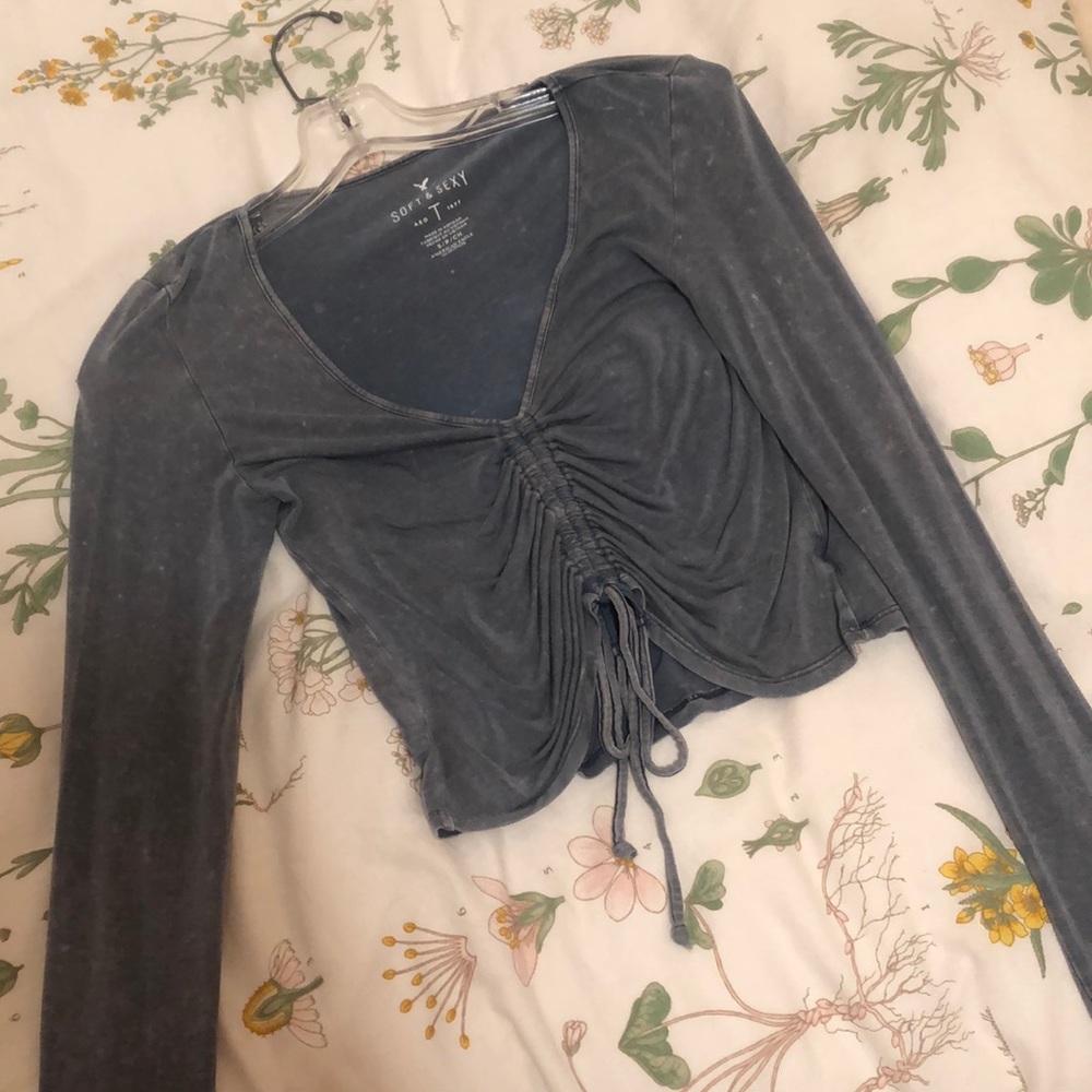 Cropped festival long sleeve